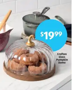 Aldi Crofton Glass Pumpkin Dome offer