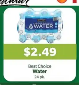 Living Fresh Market Best Choice Water offer