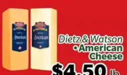 Living Fresh Market Dietz & Watson American Cheese offer