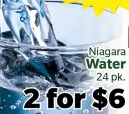 Living Fresh Market Niagara Water offer