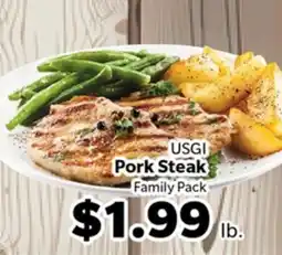 Living Fresh Market USGI Pork Steak offer