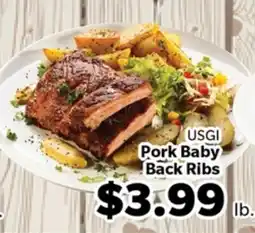 Living Fresh Market USGI Pork Baby Back Ribs offer