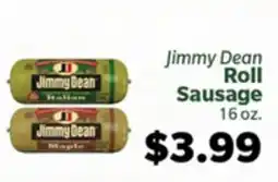 Living Fresh Market Jimmy Dean Roll Sausage offer