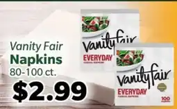 Living Fresh Market Vanity Fair Napkins offer