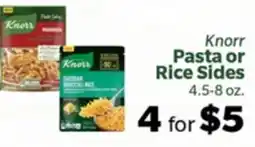 Living Fresh Market Knorr Pasta or Rice Sides offer