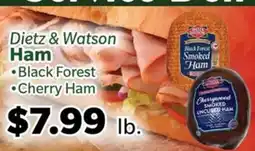 Living Fresh Market Dietz & Watson Ham offer