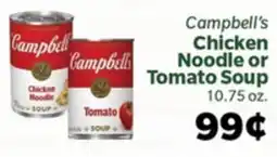 Living Fresh Market Campbell's Chicken Noodle or Tomato Soup offer