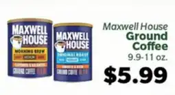 Living Fresh Market Maxwell House Ground Coffee offer