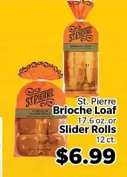 Living Fresh Market St. Pierre Brioche Loaf or Slider Rolls offer