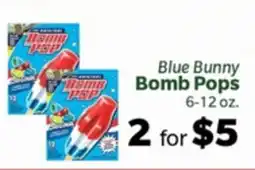 Living Fresh Market Blue Bunny Bomb Pops offer