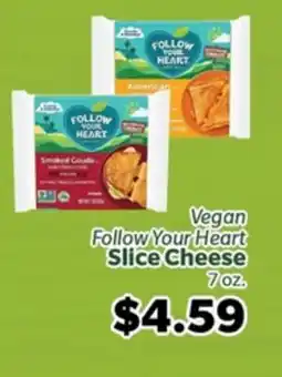 Living Fresh Market Vegan Follow Your Heart Slice Cheese offer