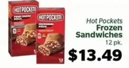 Living Fresh Market Hot Pockets Frozen Sandwiches offer