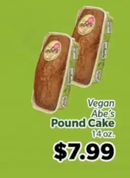 Living Fresh Market Vegan Abe's Pound Cake offer