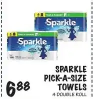 Foodarama Sparkle pick-a-size towels offer