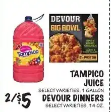 Foodarama Tampico juice offer