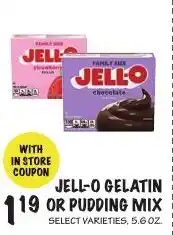 Foodarama Jell-o gelatin or pudding mix offer