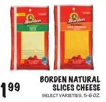 Foodarama Borden natural slices cheese offer