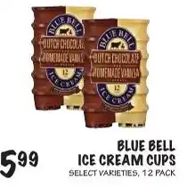 Foodarama Blue Bell ice cream cups offer