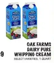 Foodarama Oak Farms Dairy Pure Whipping Cream offer
