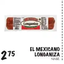 Foodarama El mexicano longaniza offer