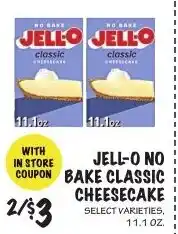 Foodarama Jell-o no bake classic cheesecake offer
