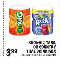 Foodarama Kool-Aid, Tang, or Country Time Drink Mix offer