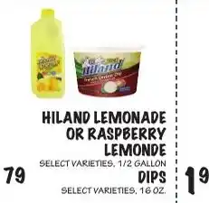 Foodarama Hiland lemonade or raspberry lemonade offer