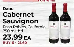 Sunset Foods Daou Cabernet Sauvignon offer