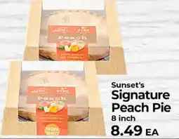 Sunset Foods Sunset's Signature Peach Pie offer