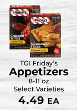 Sunset Foods Tgi Fridays appetizers offer