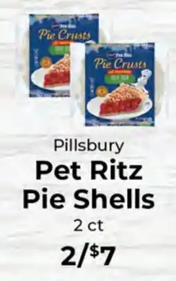 Sunset Foods Pillsbury pet ritz pie shells offer