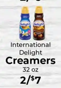 Sunset Foods International Delight Creamers offer
