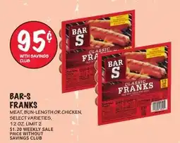 Foodarama Bar-s franks offer