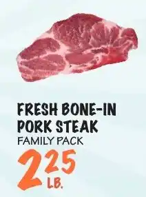 Foodarama Fresh Bone-In Pork Steak offer