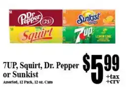 Baja Ranch 7up, Squirt, Dr. Pepper or Sunkist offer