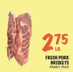Foodarama Fresh Pork Briskets offer