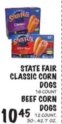 Foodarama State Fair classic corn dogs offer