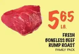 Foodarama Fresh boneless beef rump roast offer