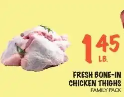 Foodarama Fresh Bone-In Chicken Thighs offer