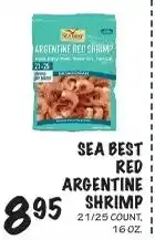 Foodarama Sea Best red argentine shrimp offer