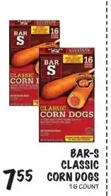 Foodarama Bar-s classic corn dogs offer