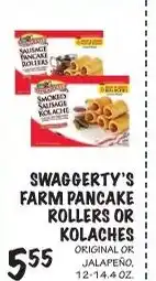 Foodarama Swaggerty's farm pancake rollers or kolaches offer