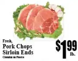 Baja Ranch Fresh Pork Chops Sirloin Ends offer