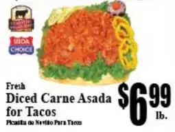Baja Ranch Fresh Diced Carne Asada for Tacos offer