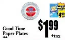 Baja Ranch Good Time Paper Plates offer