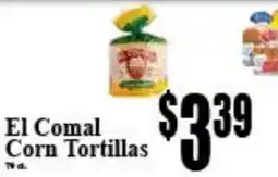 Baja Ranch El Comal Corn Tortillas offer