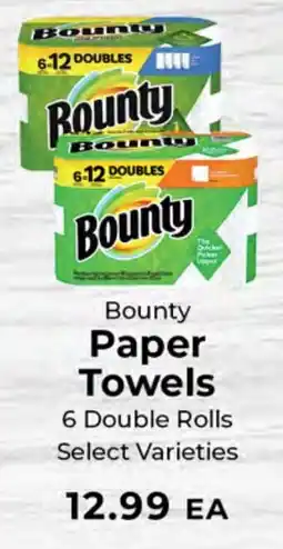 Sunset Foods Bounty paper towels offer