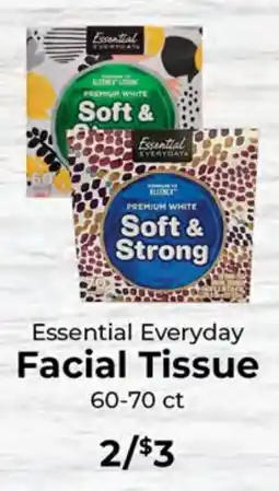 Sunset Foods Essential Everyday Facial Tissue offer