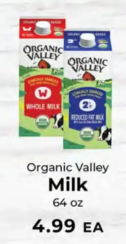 Sunset Foods Organic Valley Milk offer