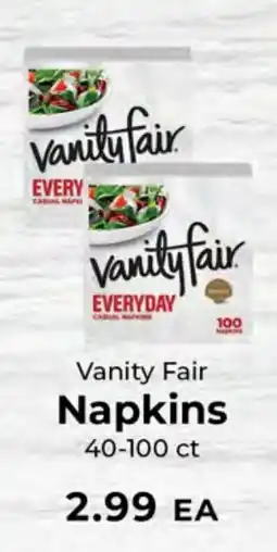 Sunset Foods Vanity Fair Napkins offer